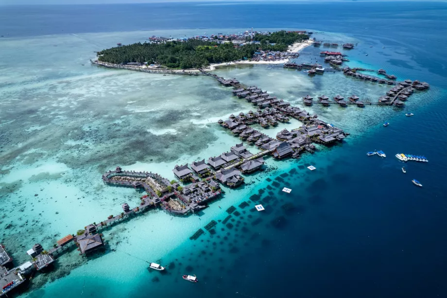 Wyspa Mabul, Sabah, Borneo