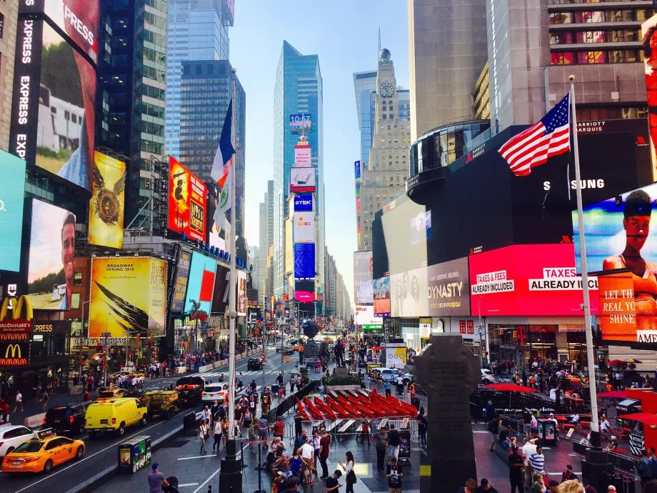 Times Square za dnia