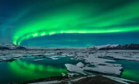 Islandia - zorza polarna
