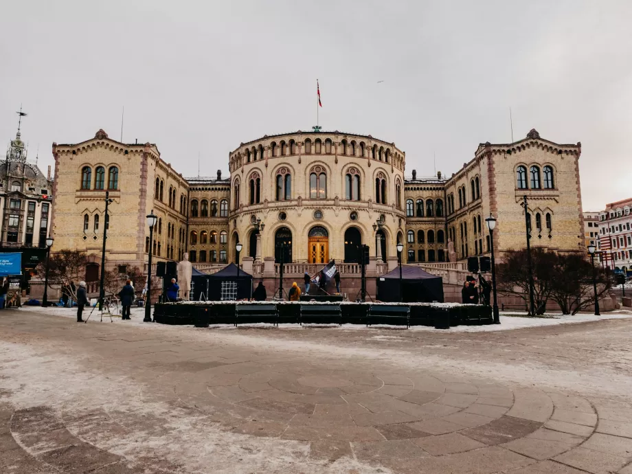 Budynek parlamentu w Oslo