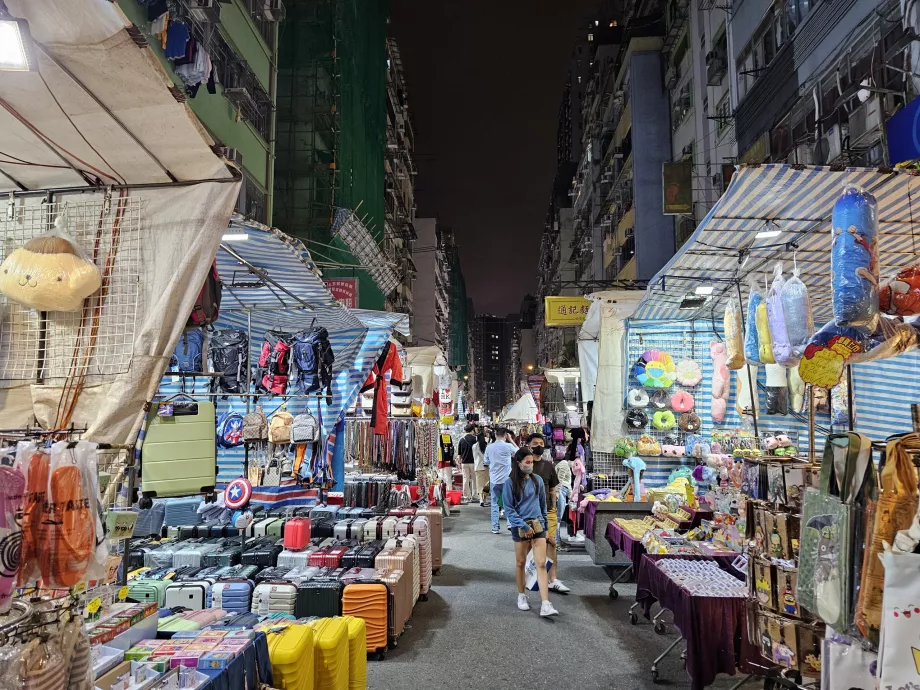 Mong Kok, nocny targ