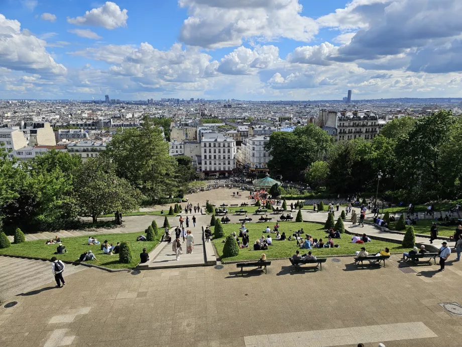 Widok z Sacre Coeur