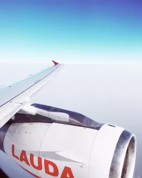 Skrzydło Lauda Airlines
