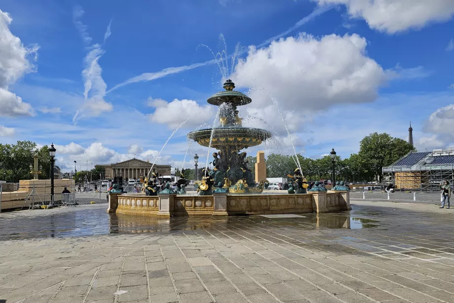 Fontanna na Place de la Concorde