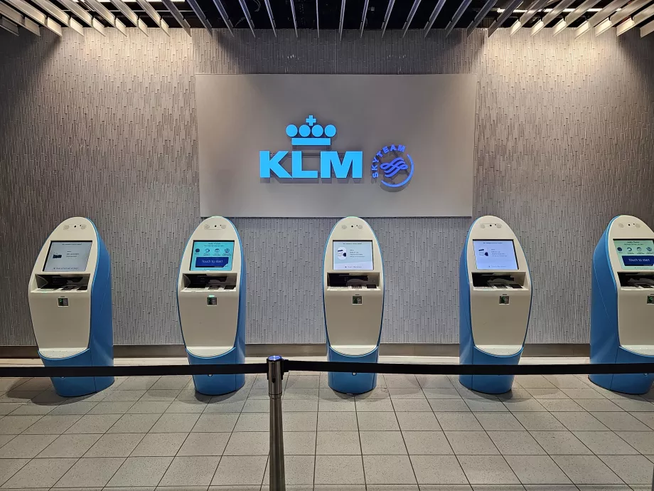 Kioski transferowe KLM