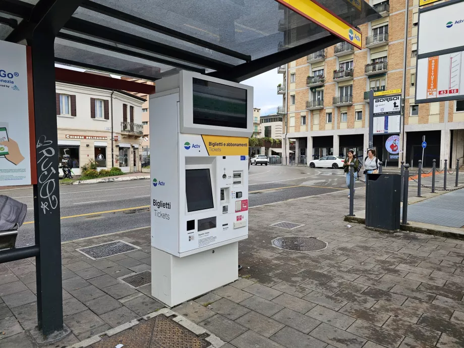 Automat biletowy ACTV (nie dotyczy autobusów ATVO)