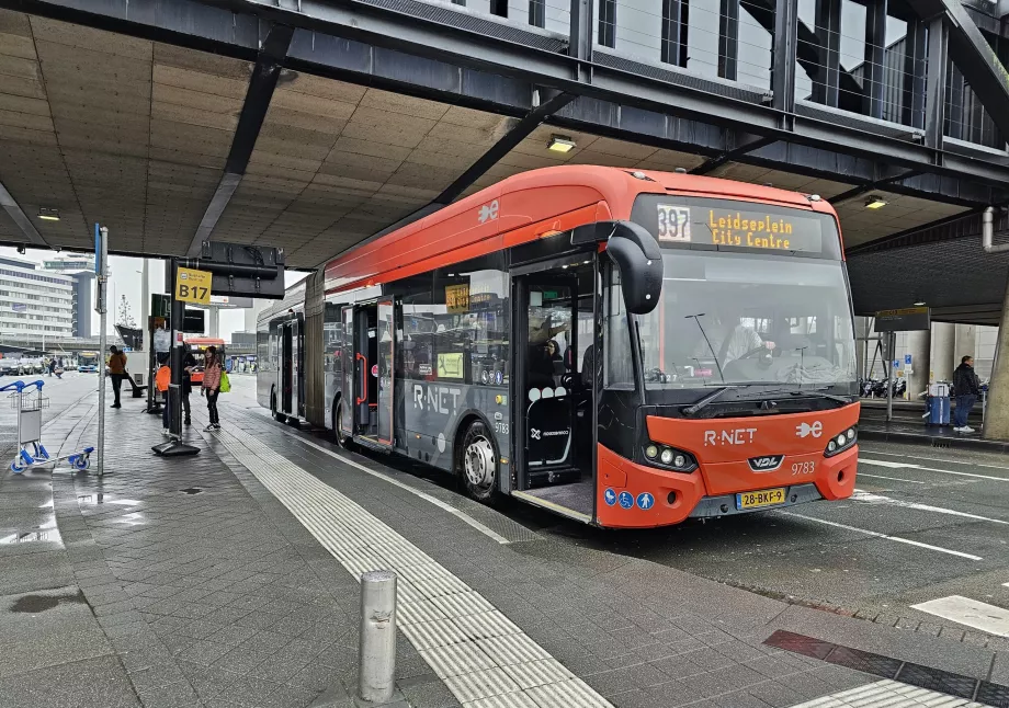 Przystanek autobusowy 397, lotnisko AMS