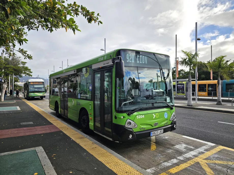 Autobus w Santa Cruz