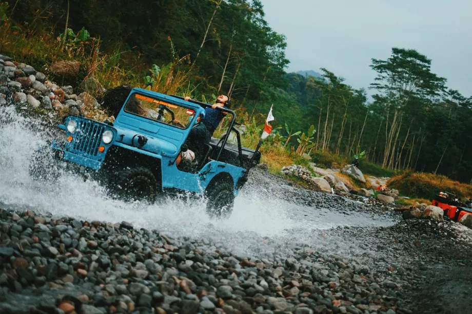 Wycieczka po lawie Merapi