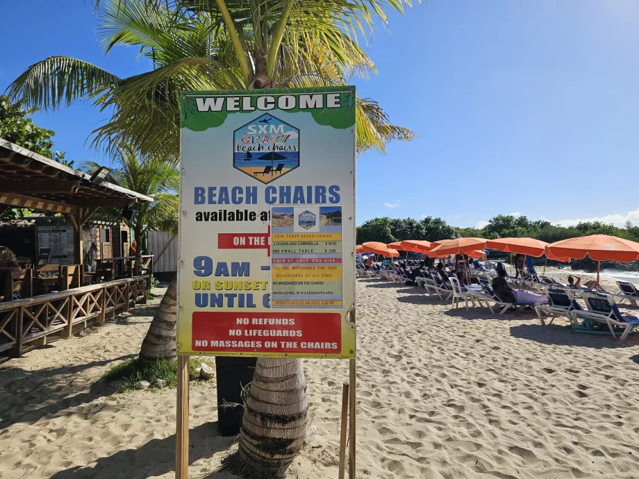 Ceny leżaków na plażach