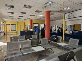 Stanowiska odprawy i kontroli bezpieczeństwa, lotnisko Leros