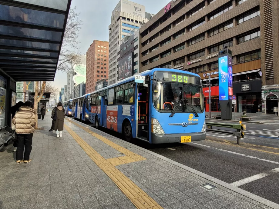 Niebieski autobus, Seul