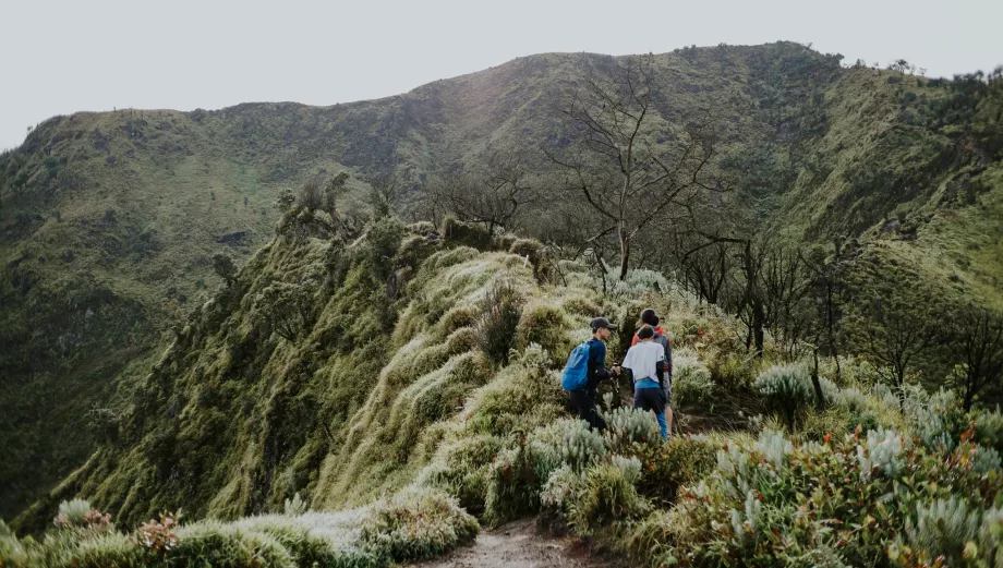 Wspinaczka na górę Merbabu