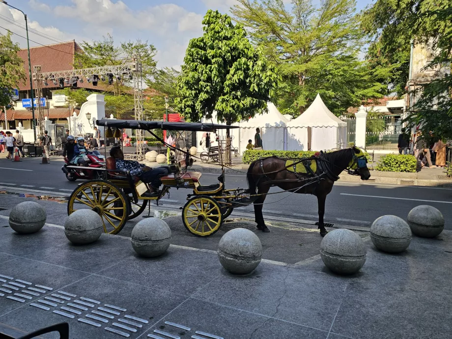 Przejażdżka Fiacre do Malioboro