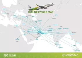 Mapa połączeń SalamAir