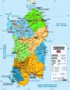 Mapa drogowa Sardynii