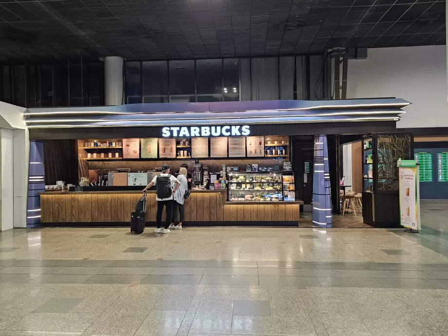 Starbucks, strefa publiczna terminalu międzynarodowego