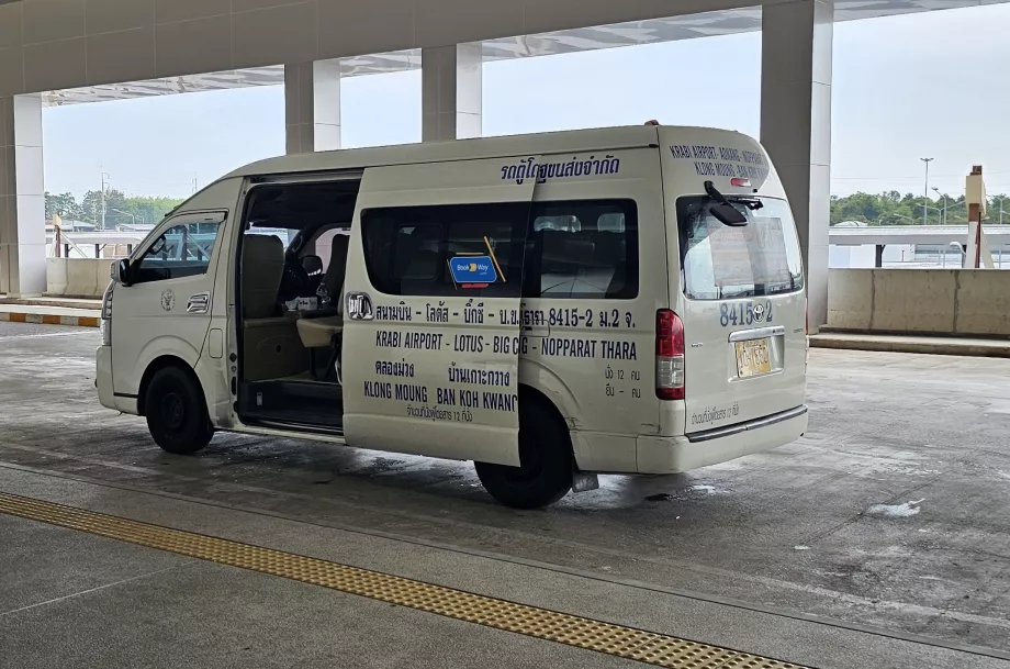 Minibus Lotnisko Krabi - Miasto Krabi - Ao Nang