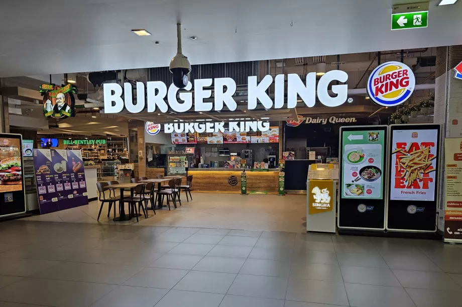 Burger King, strefa publiczna, terminal krajowy