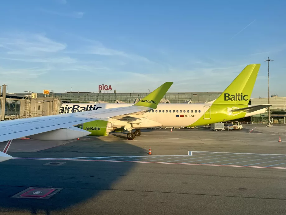 Lotnisko Ryga RIX i airBaltic