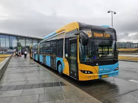 Autobus 5C do centrum Kopenhagi