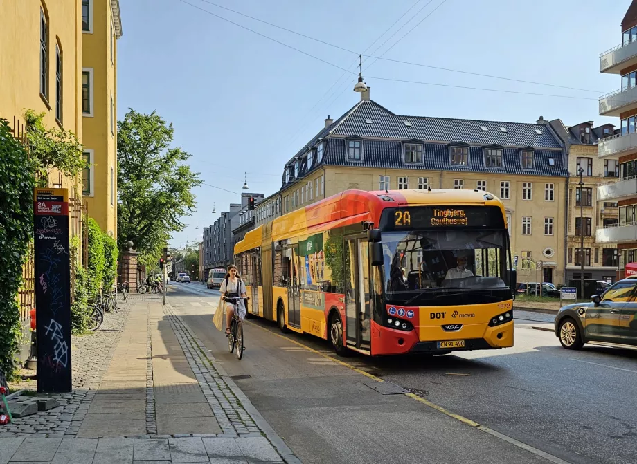 Autobus komunikacji miejskiej w Kopenhadze