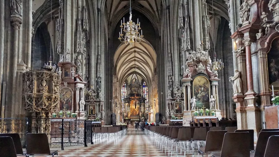 Wnętrze Stephansdom