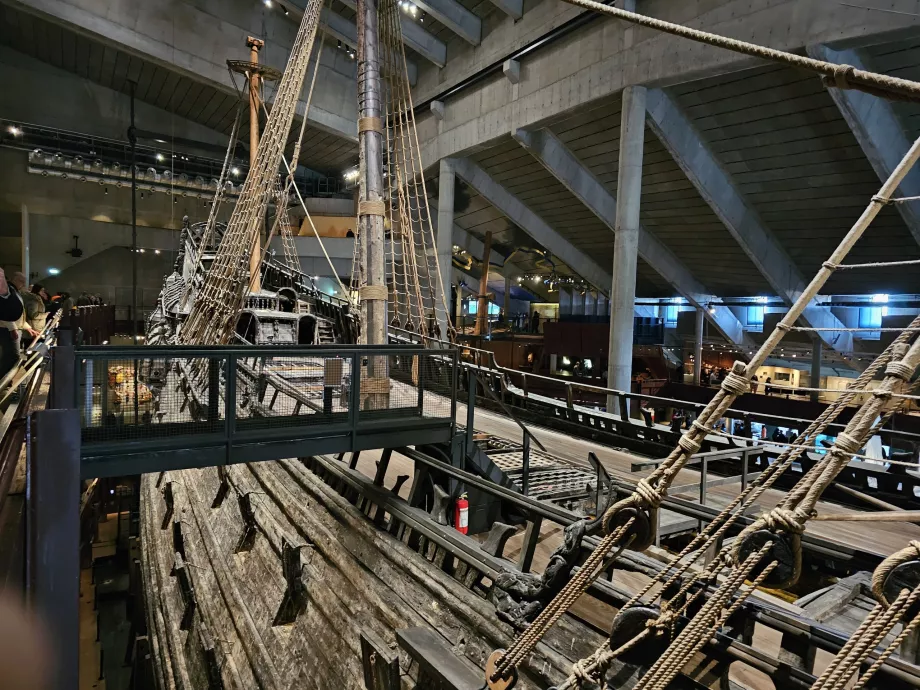 Statek w Muzeum Vasa