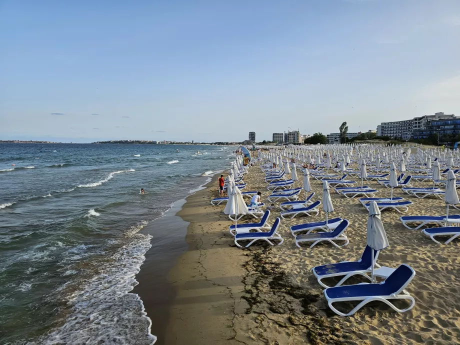 Główna plaża Słonecznego Brzegu