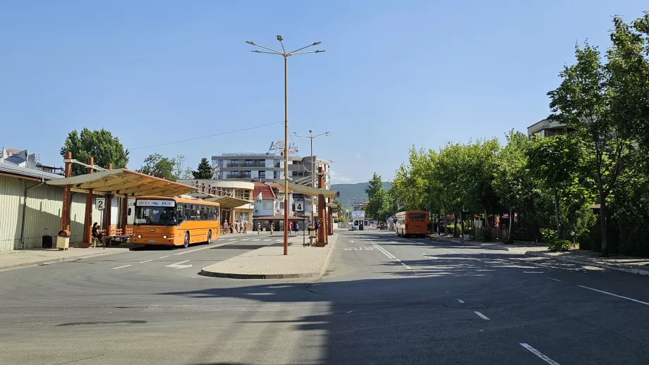 Dworzec autobusowy w Słonecznym Brzegu