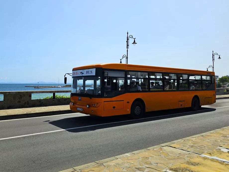 Autobus do starego Nesebyru