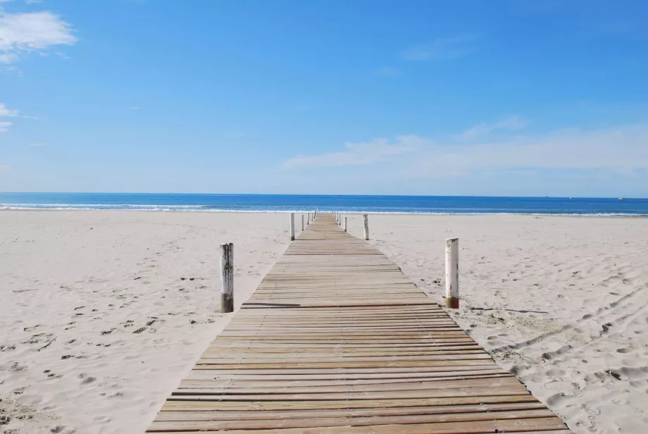 Plaża w pobliżu Montpellier