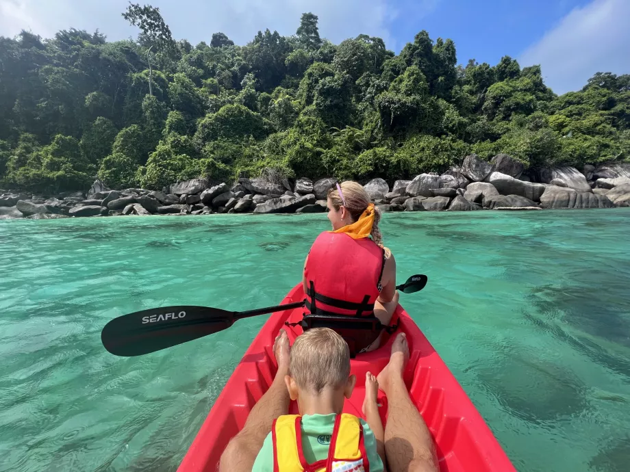 Kajak na Tioman