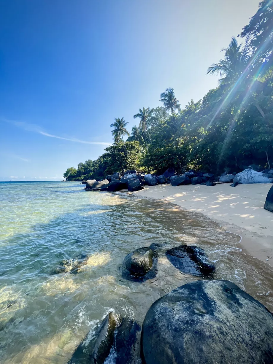 Genting Beach w pobliżu kurortu Melina, Tioman